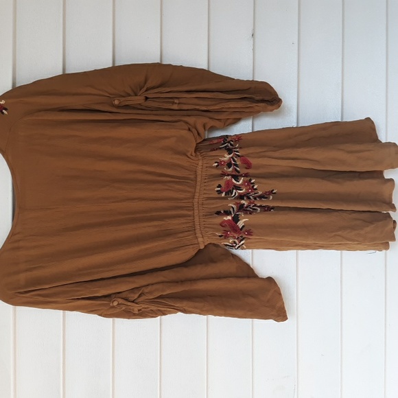 EUC Free People embroidered top size xs boho - Picture 6 of 6